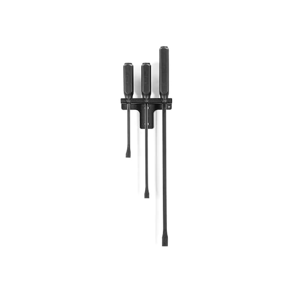 Angled End Handled Pry Bar Set with Wall Hanger, 3-Piece (12, 17, 25 in.)
